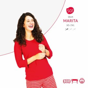 Shirt MARITA (XS â€“ 2XL) Papierschnittmuster