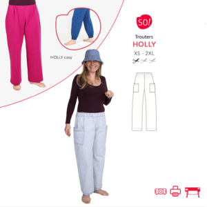Trousers pattern Holly (XS -2XL) – PDF pattern & instructions ebook