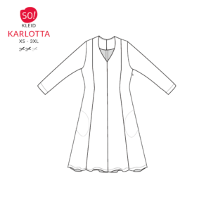 Kleid KARLOTTA – Papierschnittmuster